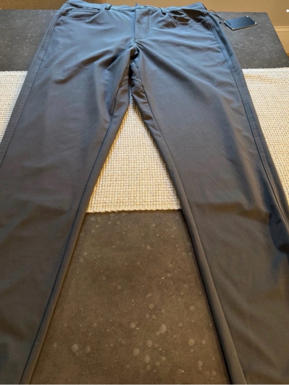 Quiksilver Men's Charcoal Gray Straight-Leg Pants